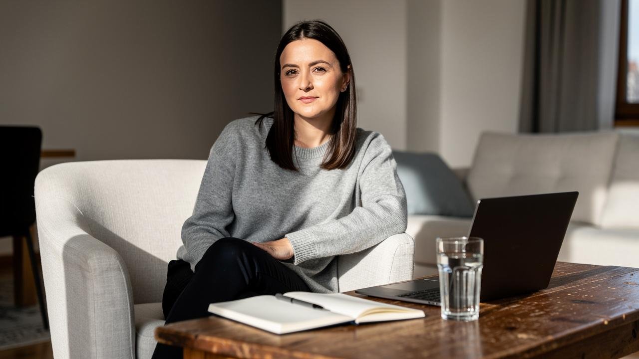 zena-fotelja-laptop-notes